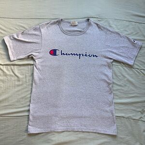 champion gray men's t-shirt